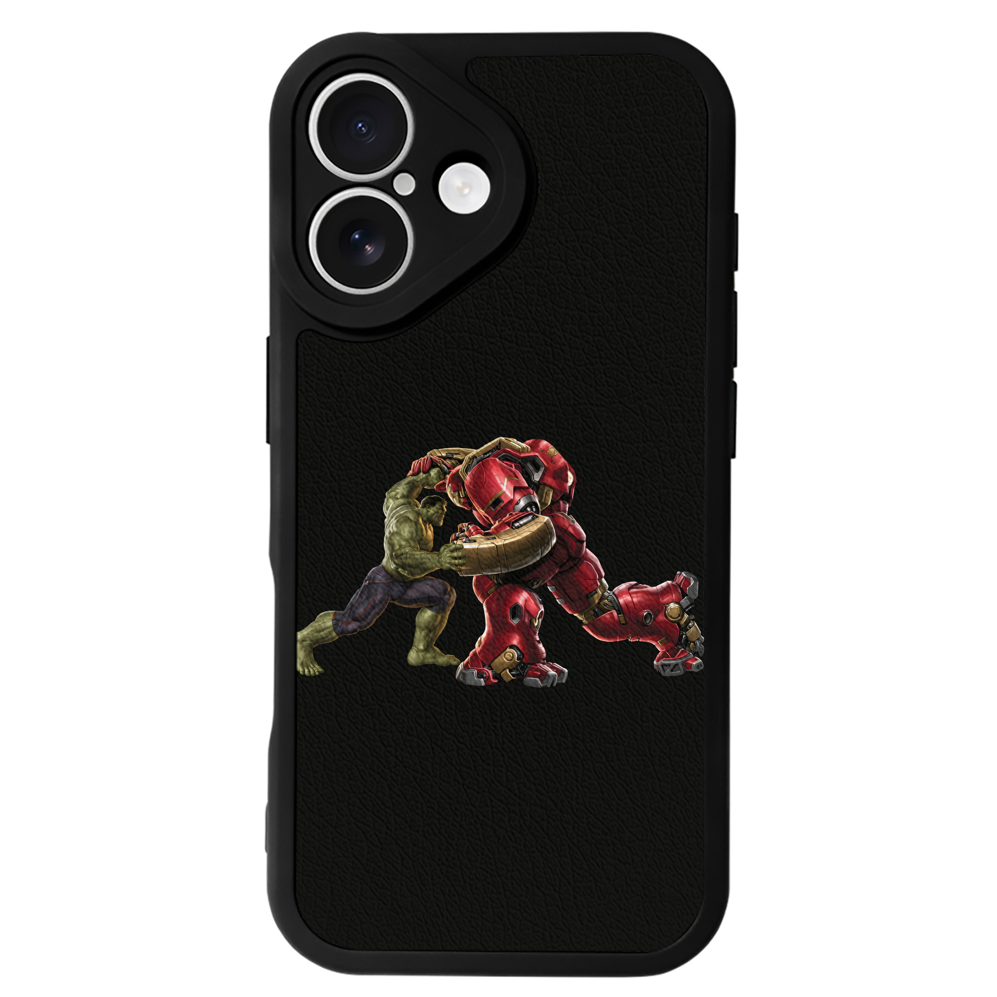 （画像用） アベンジャーズ The Avengers 【iPhone 16シリーズ対応】シリコンスマホケース（レザー調） 材質：シリコン